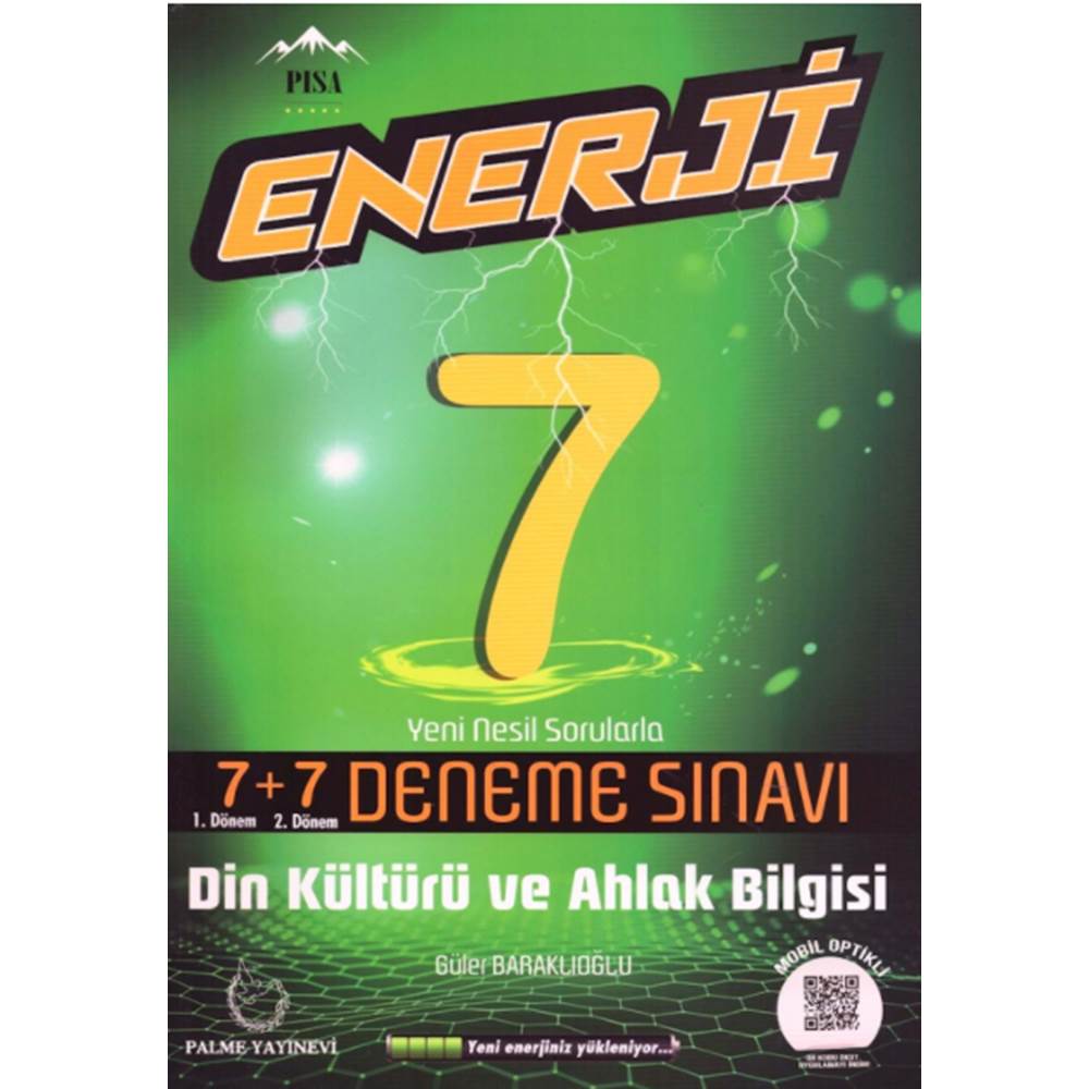 Palme 7.Sınıf Enerji Din Kültürü 7+7 Deneme