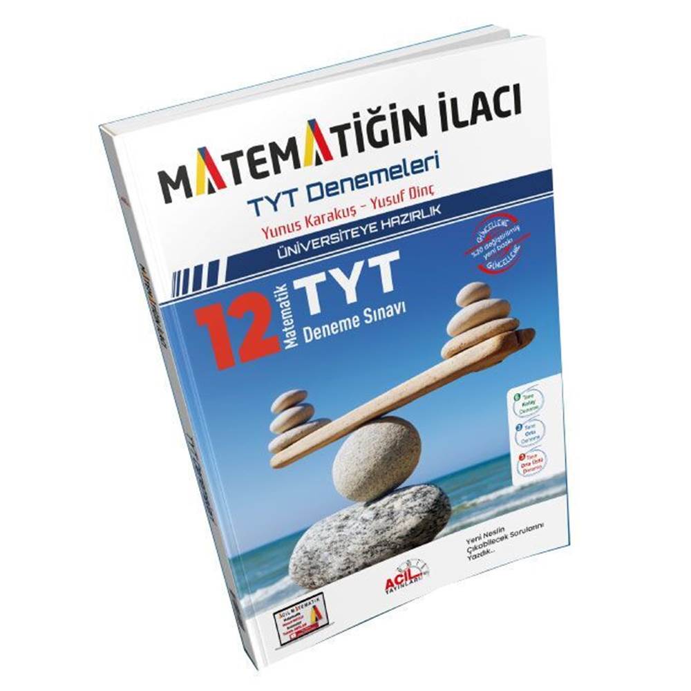 Acil Yayınları TYT Matematiğin İlacı Matematik Denemeleri