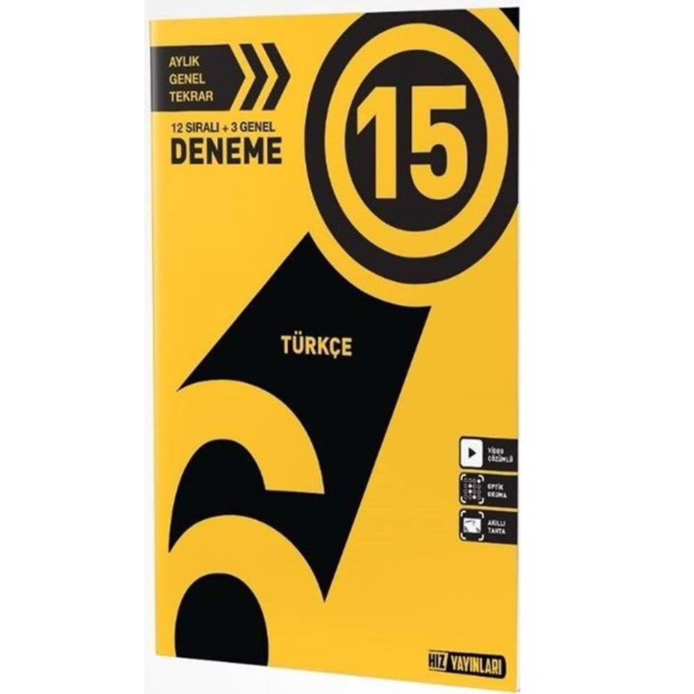 HIZ 6. SINIF TÜRKÇE DENEME 15 Lİ