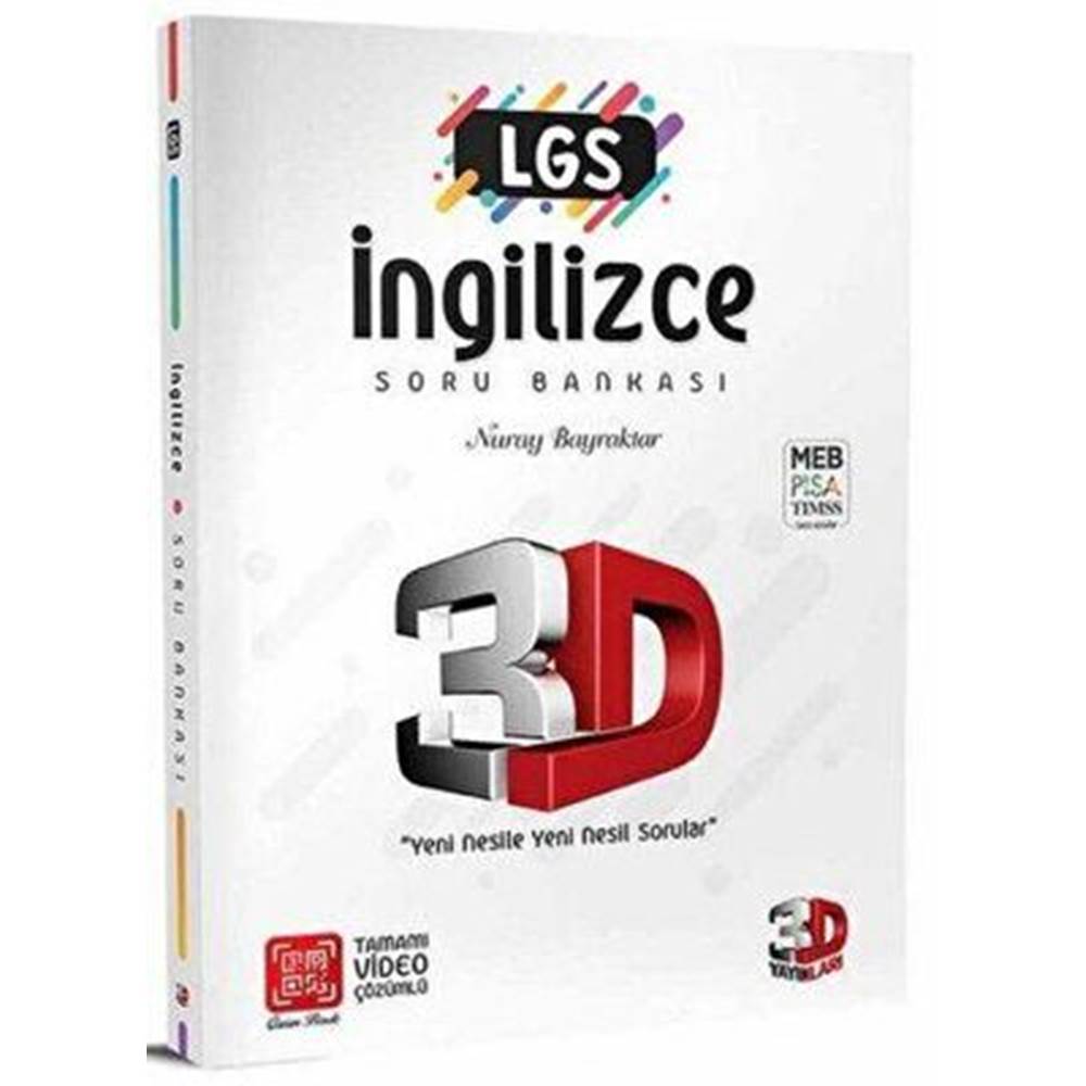 3D Yayınları LGS 3D İngilizce Soru Bankası