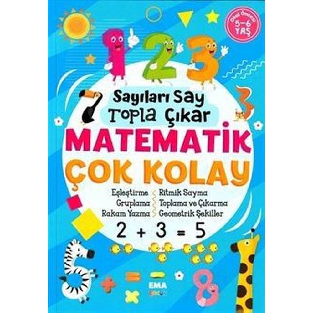 SAYILARI SAY TOPLA ÇIKAR MATEMATİK ÇOK KOLAY / 5-6 YAŞ