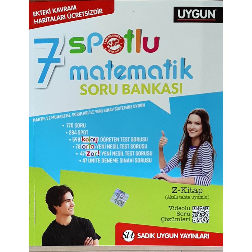 7. Sınıf Matematik Soru Bankası Sadık Uygun Yayınları