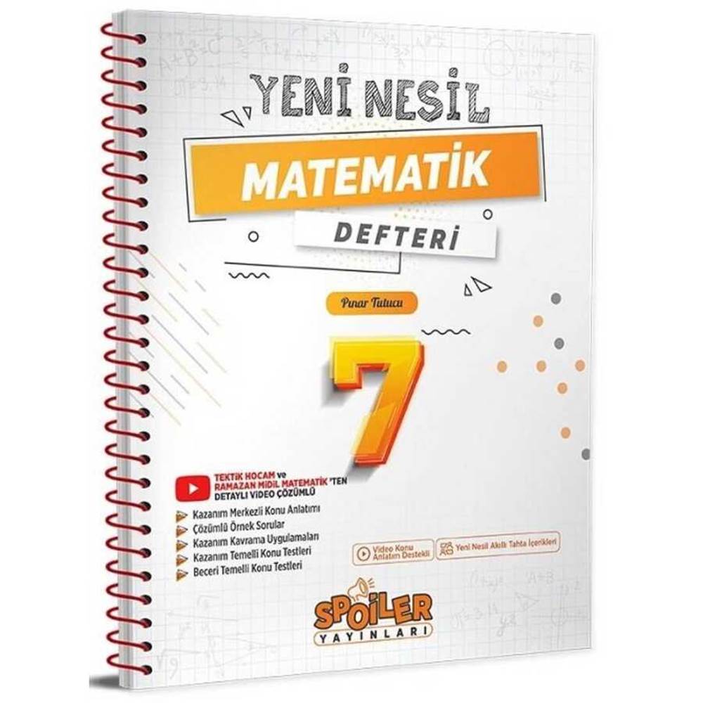 7.SINIF YENI NESIL MATEMETIK DEFTERI