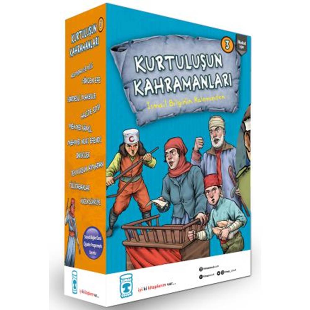 Kurtuluşun Kahramanları 3 Set (10 Kitap)