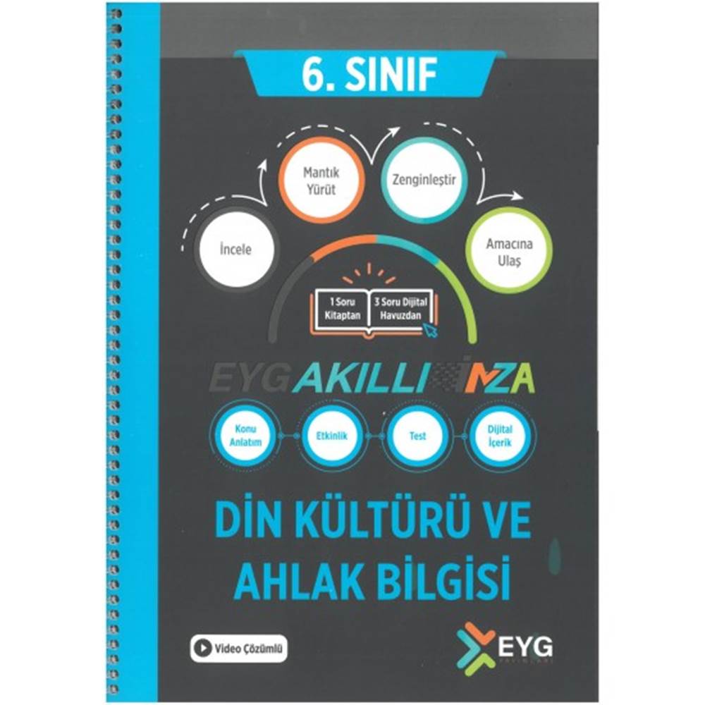 EYG Akıllı İmza 6.Sınıf Din Kültürü ve Ahlak Bilgisi Akıllı Defter