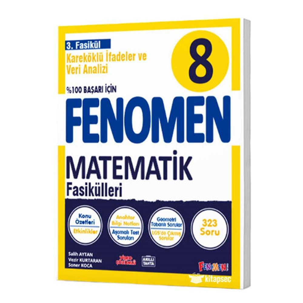 FENOMEN 8 MATEMATİK 3.FASİKÜL (KAREKKÖLÜ İFADELER VE VERİ ANALİZİ)