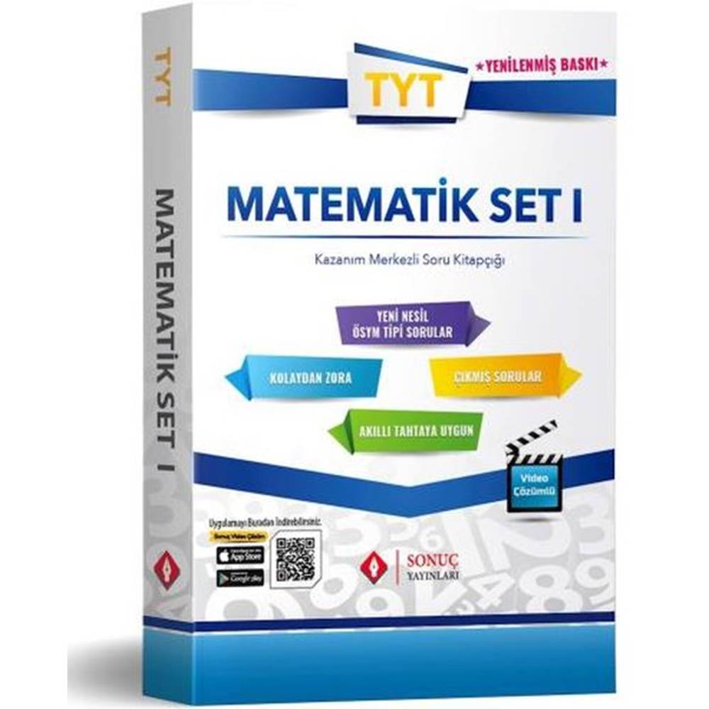 Sonuç TYT Matematik Set I Kazanım Merkezli Soru Kitapçığı (Yeni)