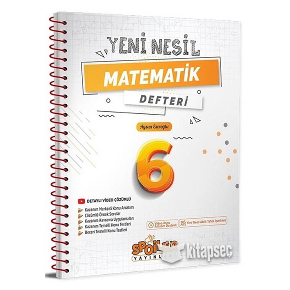 6.SINIF YENI NESIL MATEMETIK DEFTERI