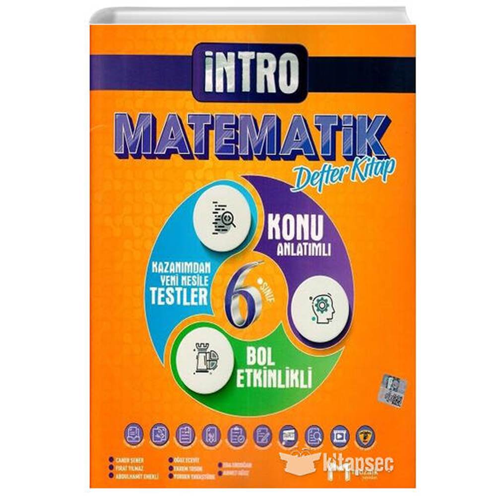 6. Sınıf Matematik İntro Defter Kitap Mozaik Yayınları