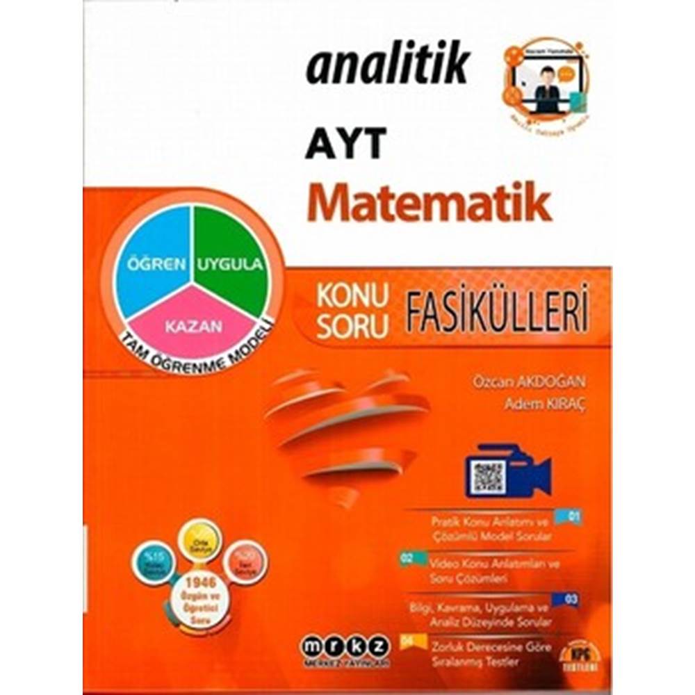 Merkez Yayınları AYT Matematik Analitik Konu Fasikülleri