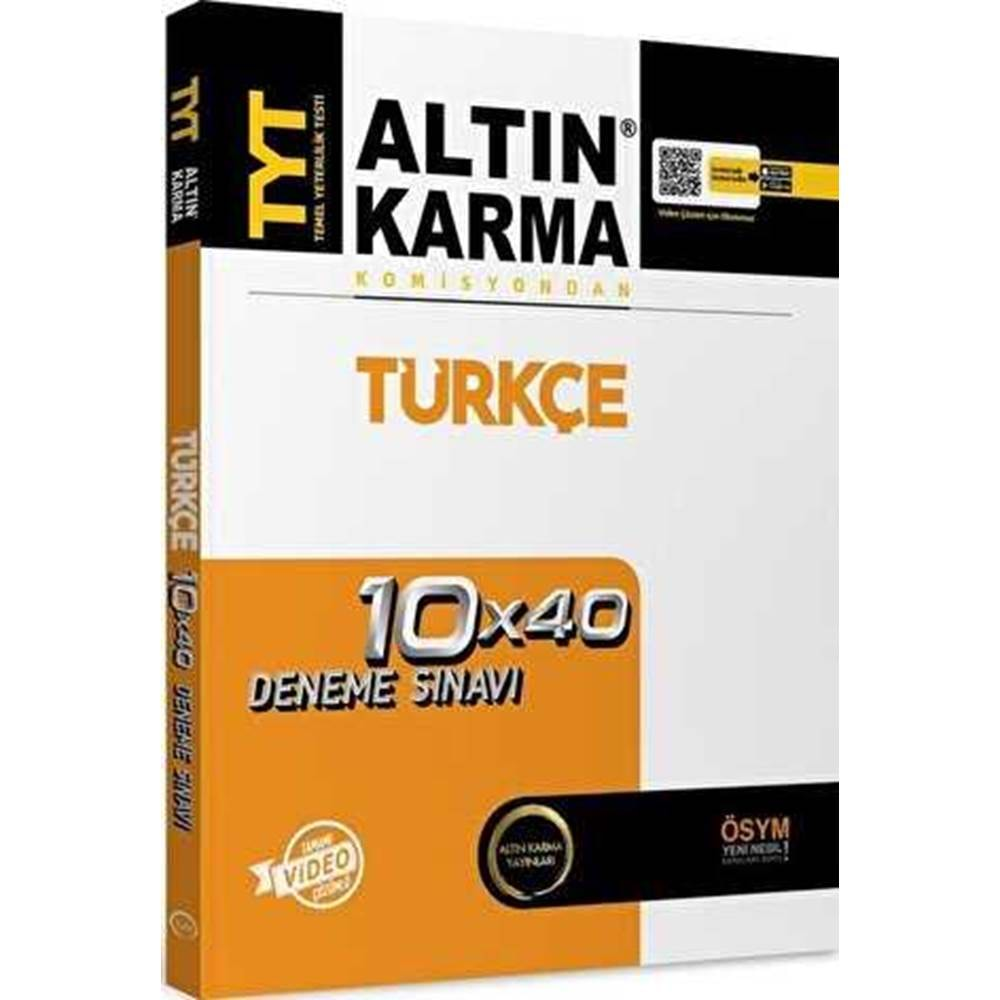 Altın Karma TYT Türkçe Branş Deneme