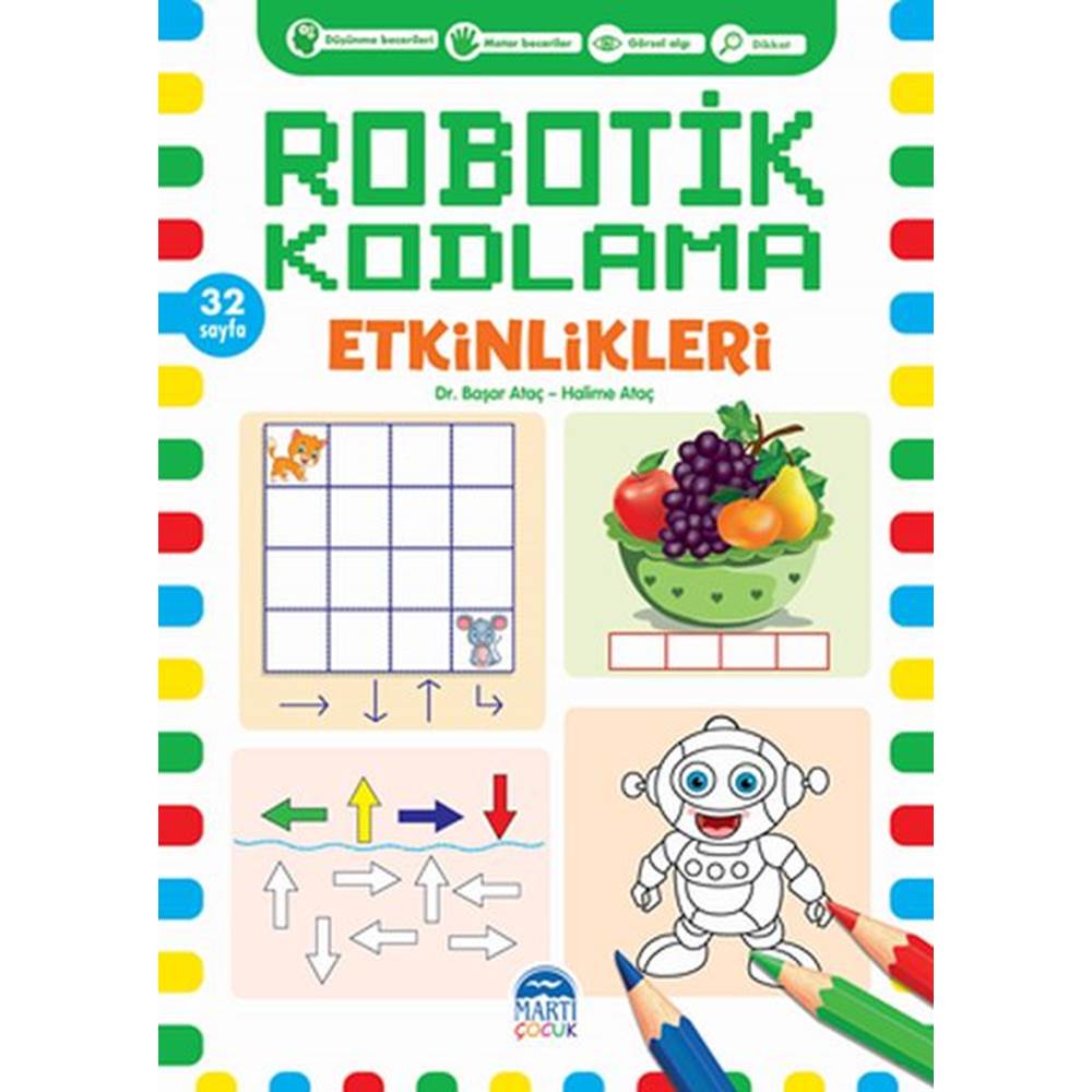 Robotik Kodlama - Yeşil - 32 Sayfa