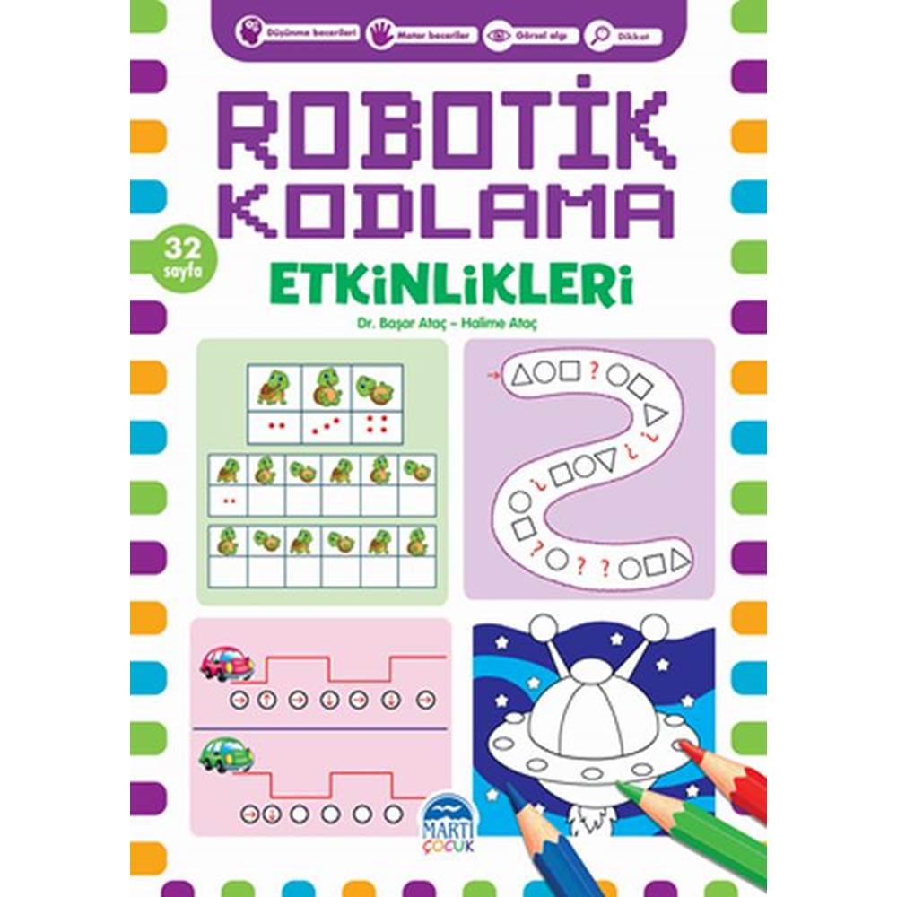 Robotik Kodlama Etkinlikleri - 32 Sayfa - Yeşil