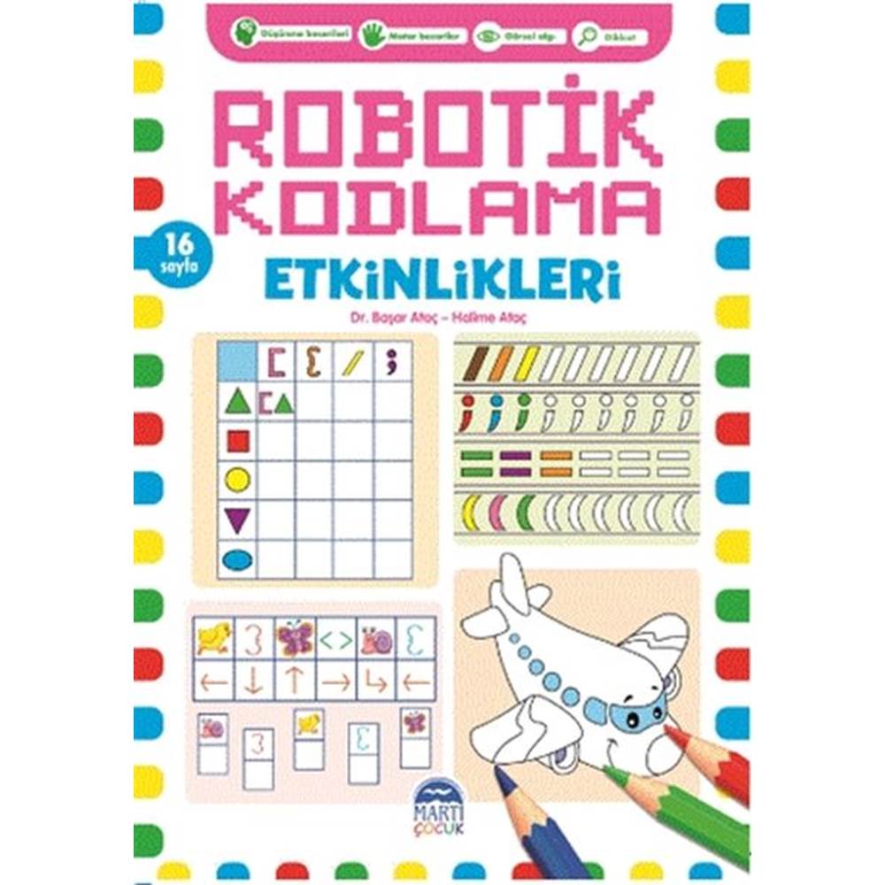 Robotik Kodlama Etkinlikleri - 16 Sayfa - Mavi