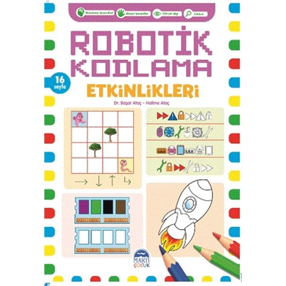 Robotik Kodlama Etkinlikleri - 16 Sayfa - Sarı