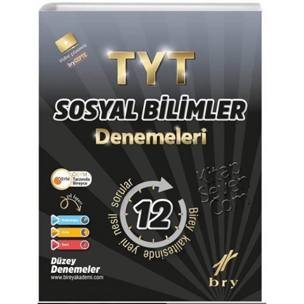 Bry TYT - Branş Denemeleri - Sosyal Bilimler (12 li)