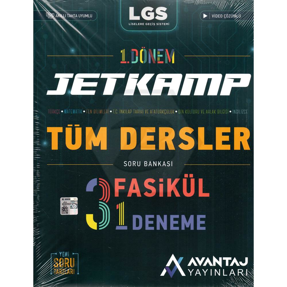 AVANTAJ LGS JETKAMP TÜM DERSLER SORU BANKASI