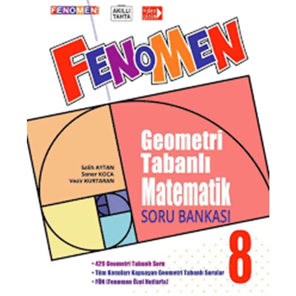 FENOMEN 8 GEOMETRİ TABANLI MATEMATİK SORU BANKASI (B)