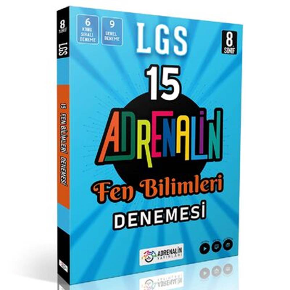 ADRENALİN YAY. 8.SINIF FEN BİLİMLERİ 15 BRANŞ DENEME