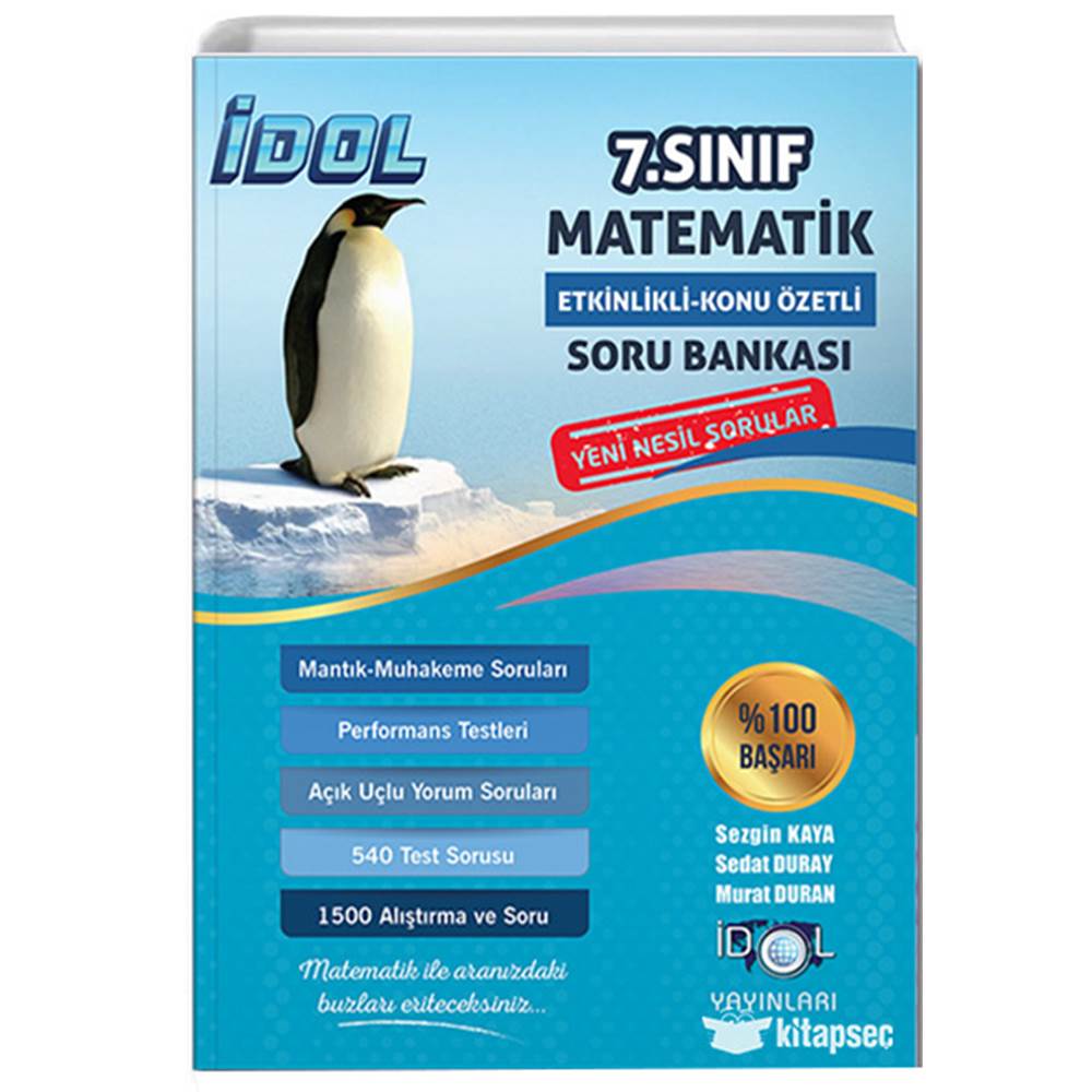 7. Sınıf Performans Matematik Soru Bankası İdol Yayınları