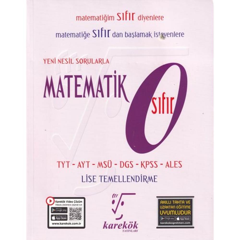 Karekök Yeni Nesil Sorularla Matematik Sıfır