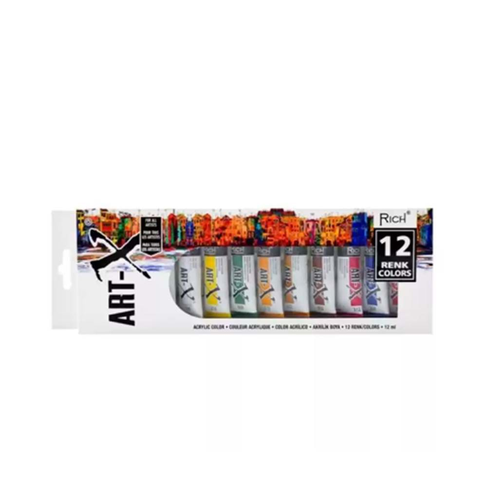 ART-X 12 ML 12 'Lİ AKRİLİK SET