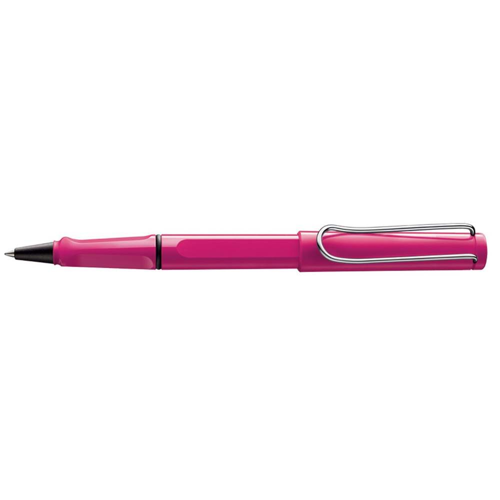 LAMY SAFARI ROLLER KALEM METAL KLIPS PEMBE