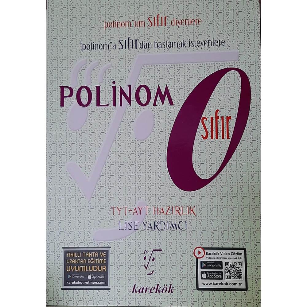 KAREKÖK POLİNOM SIFIR
