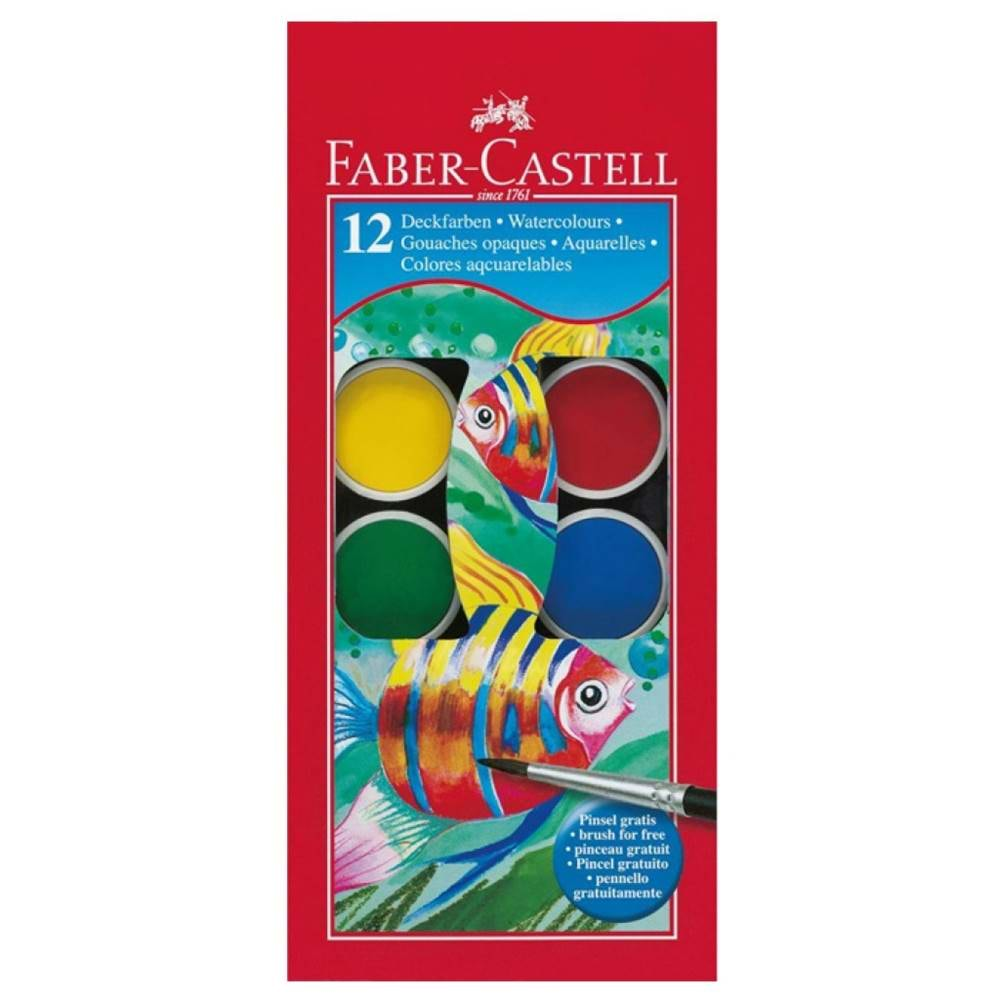 Faber-Castell Suluboya Büyük Boy 12 R.