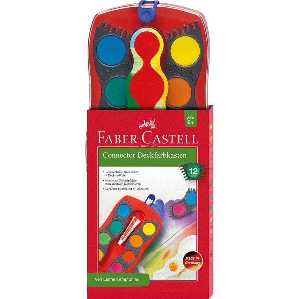 Faber-Castell Değiştirilebilir Tablet 12 Renk Sulu Boya