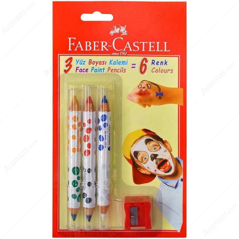 Faber-Castell Yüz Boyası K. 6 R.