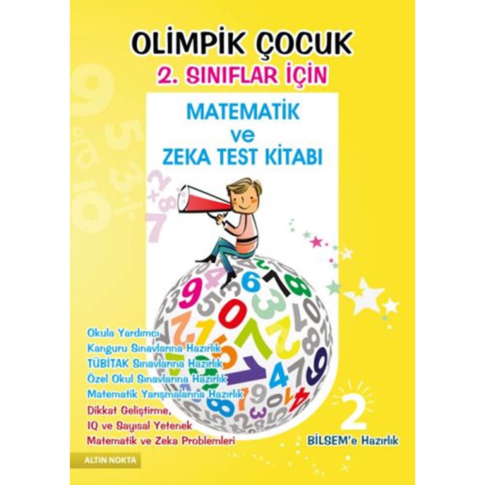 2. Sınıf Olimpik Çocuk Bilsem Kanguru Olimpiyat Zeka Kitabı