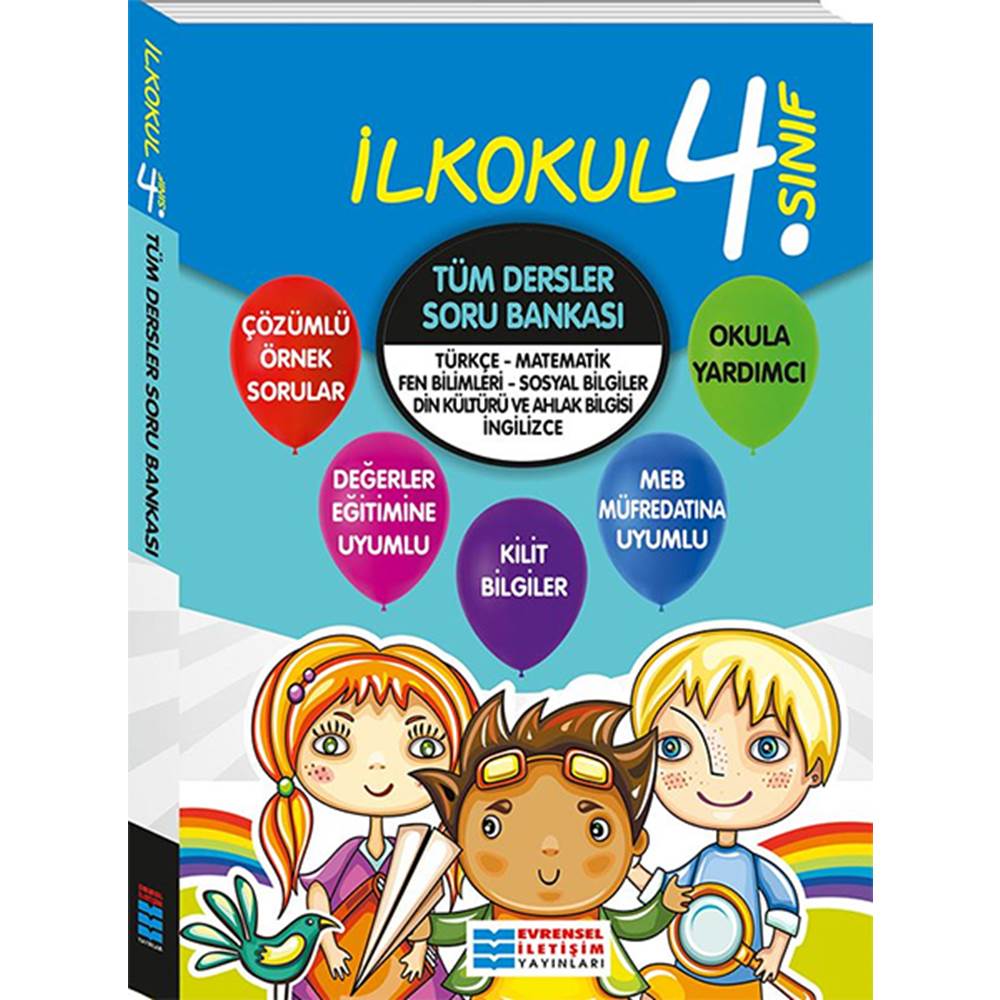 Evrensel 4. Sınıf Tüm Dersler Soru Bankası (Yeni)
