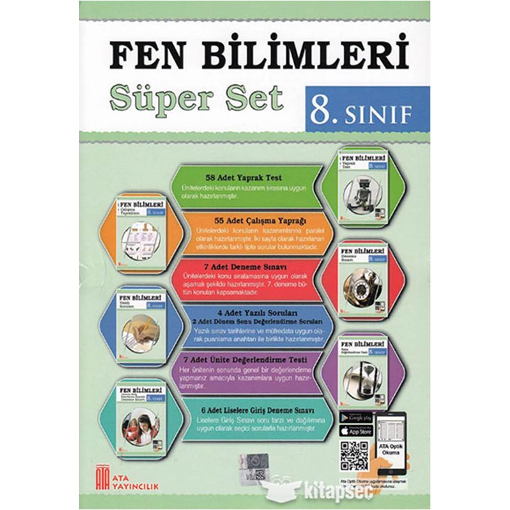 ATA 8. SINIF FEN BİLİMLERİ SÜPER SET