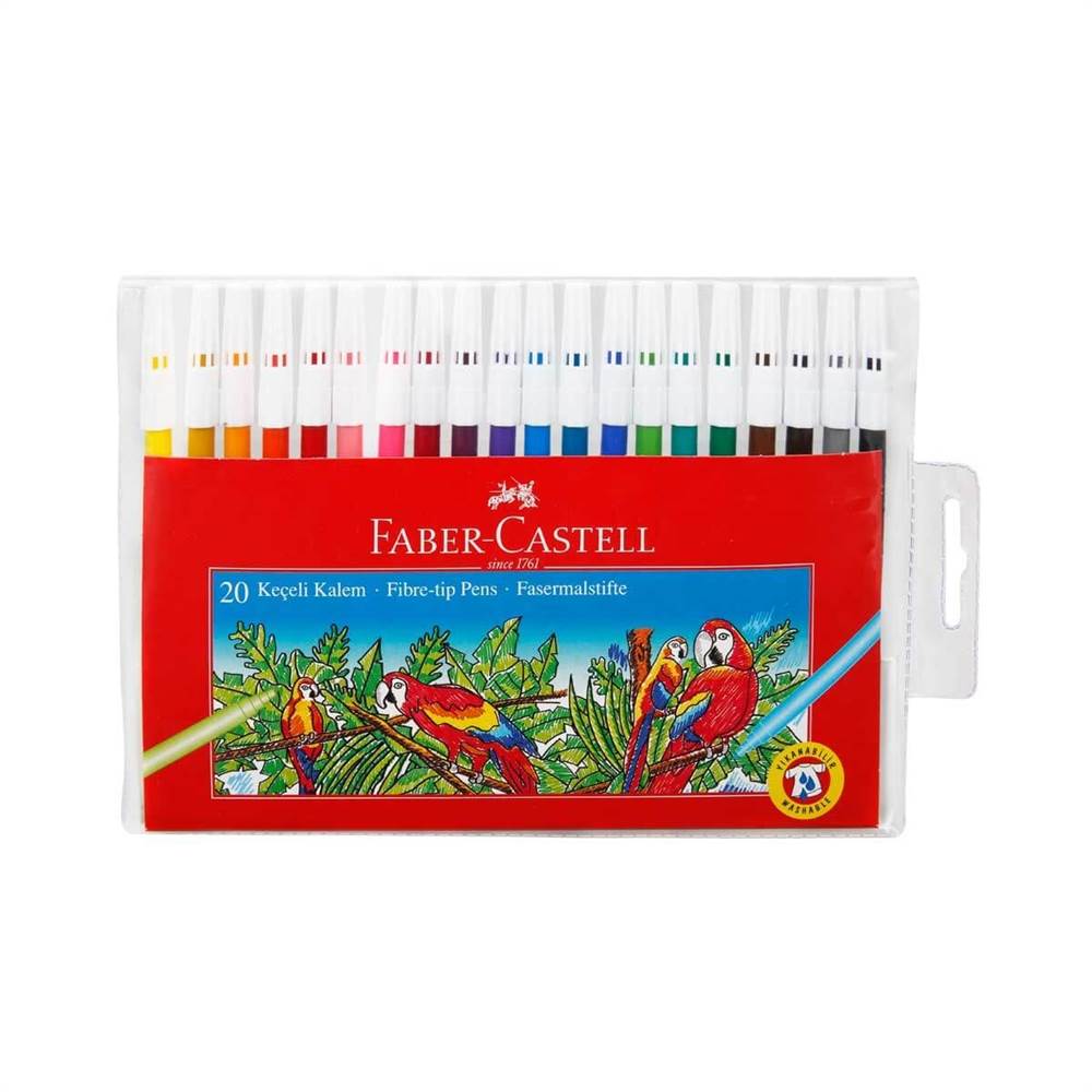 Faber-Castell Keçeli K. 20 R. Yıkanabilir