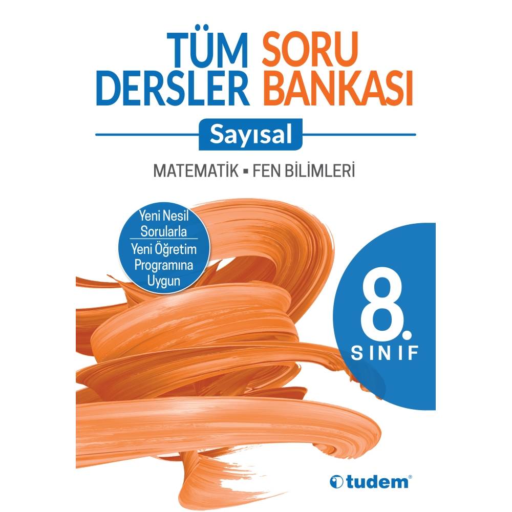 Tudem 8.Sınıf Tüm Dersler Sayısal Soru Bankası