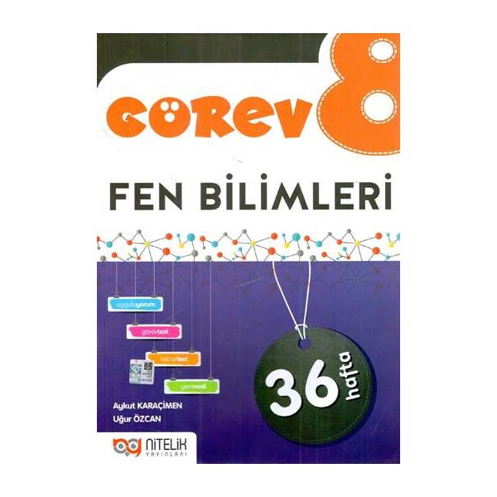 Nitelik 8.Sınıf Fen Bilimleri Görev Soru Föyleri (36 Hafta)