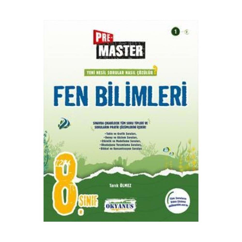 Okyanus Yayınları 8. Sınıf Pre Master Fen Bilimleri Soru Bankası