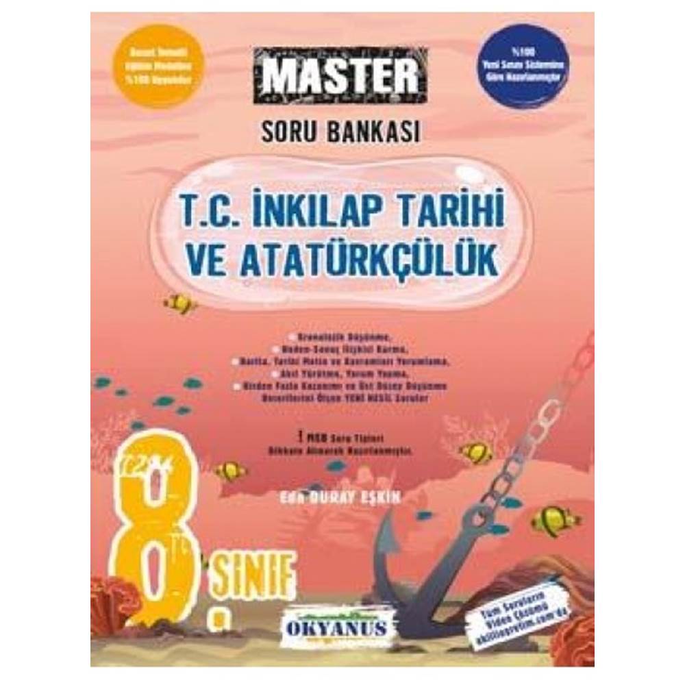 8. Sınıf Master T. C. İnkılap Tarihi Ve Atatürkçülük Soru Bankası