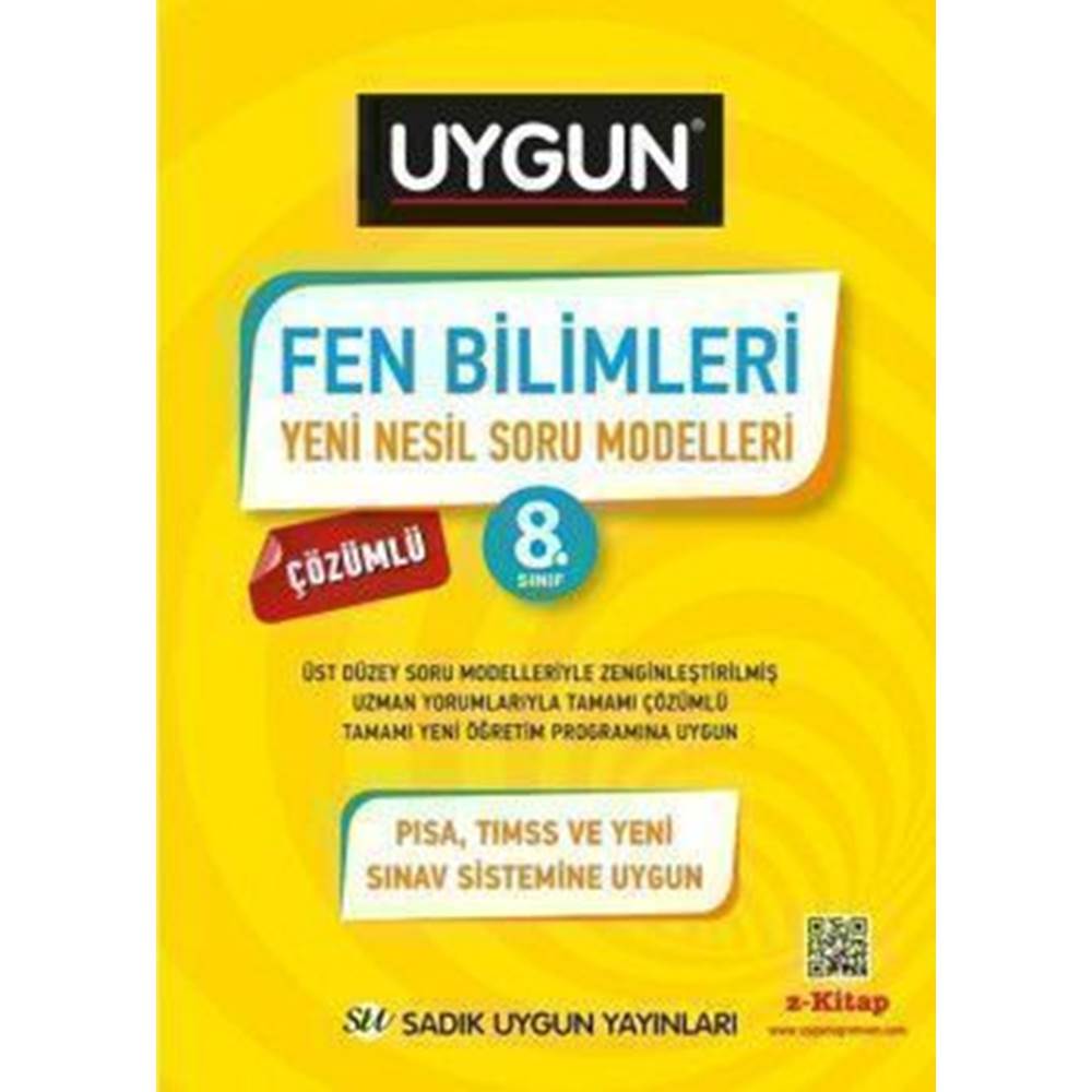 S.UYGUN 8.SINIF FEN BİLİMLERİ ÜST DÜZEY SORU MODELLERİ