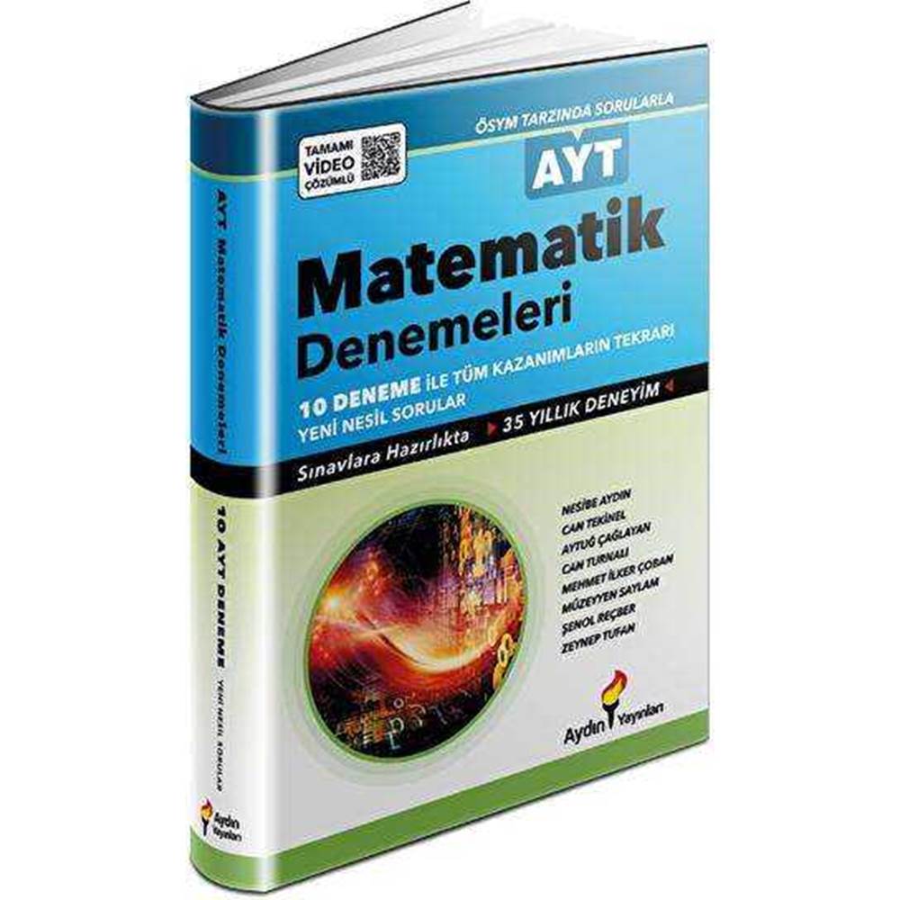 Aydın Yayınları AYT Matematik 10 Deneme