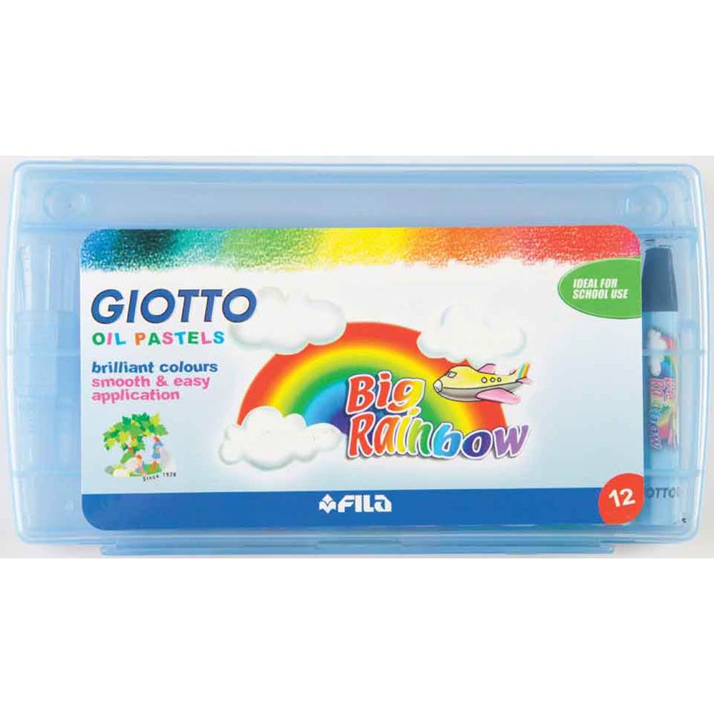 Gıotto Bıg Raınbow Yağlı Pastel 12Li