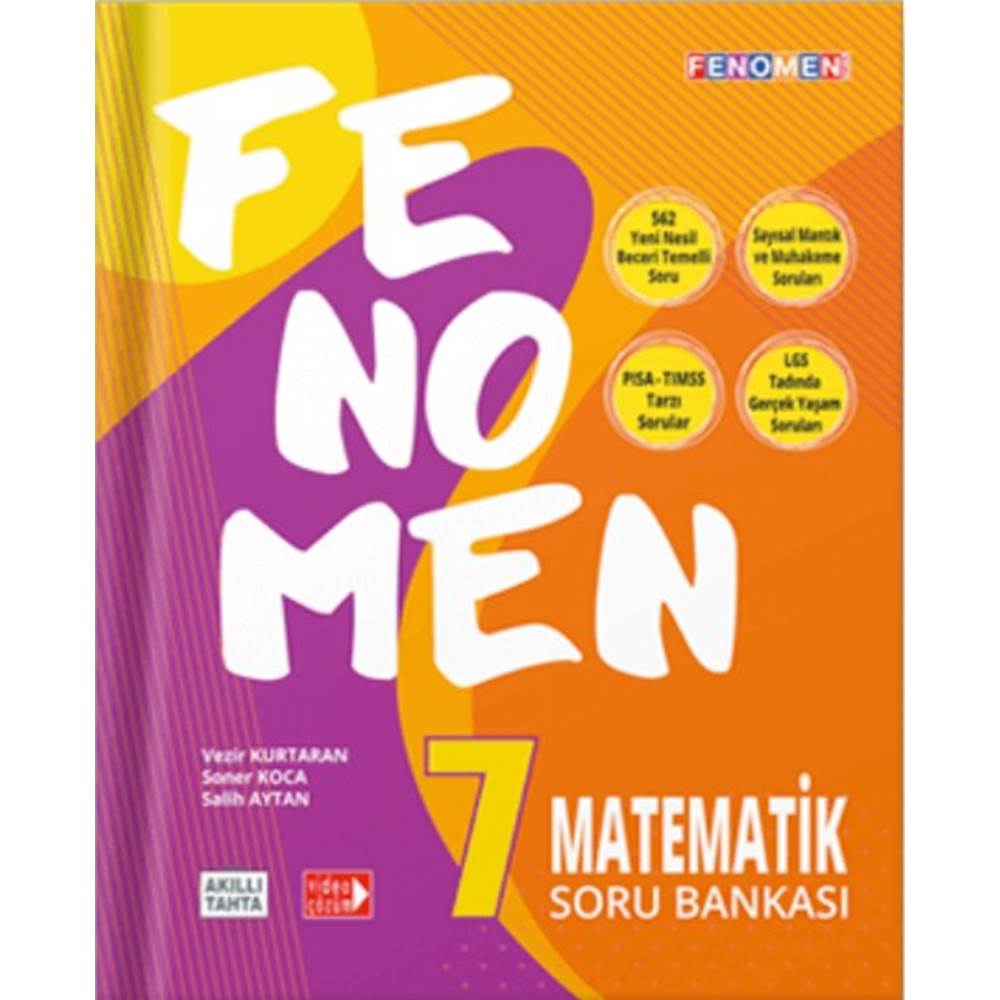 FENOMEN 7 MATEMATİK SORU BANKASI (B)