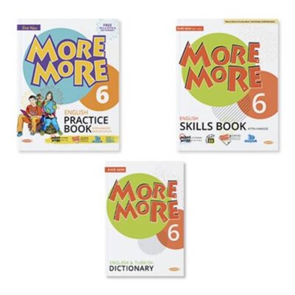 MORE & MORE 6.SINIF ENGLISH PRACTICE BOOK + DICTIONARY + SKILLS BOOK