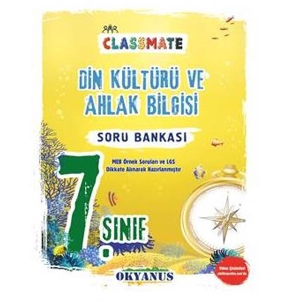 Okyanus 7. Sınıf Classmate Din Kültürü Ve Ahlak Bilgisi Soru Bankası