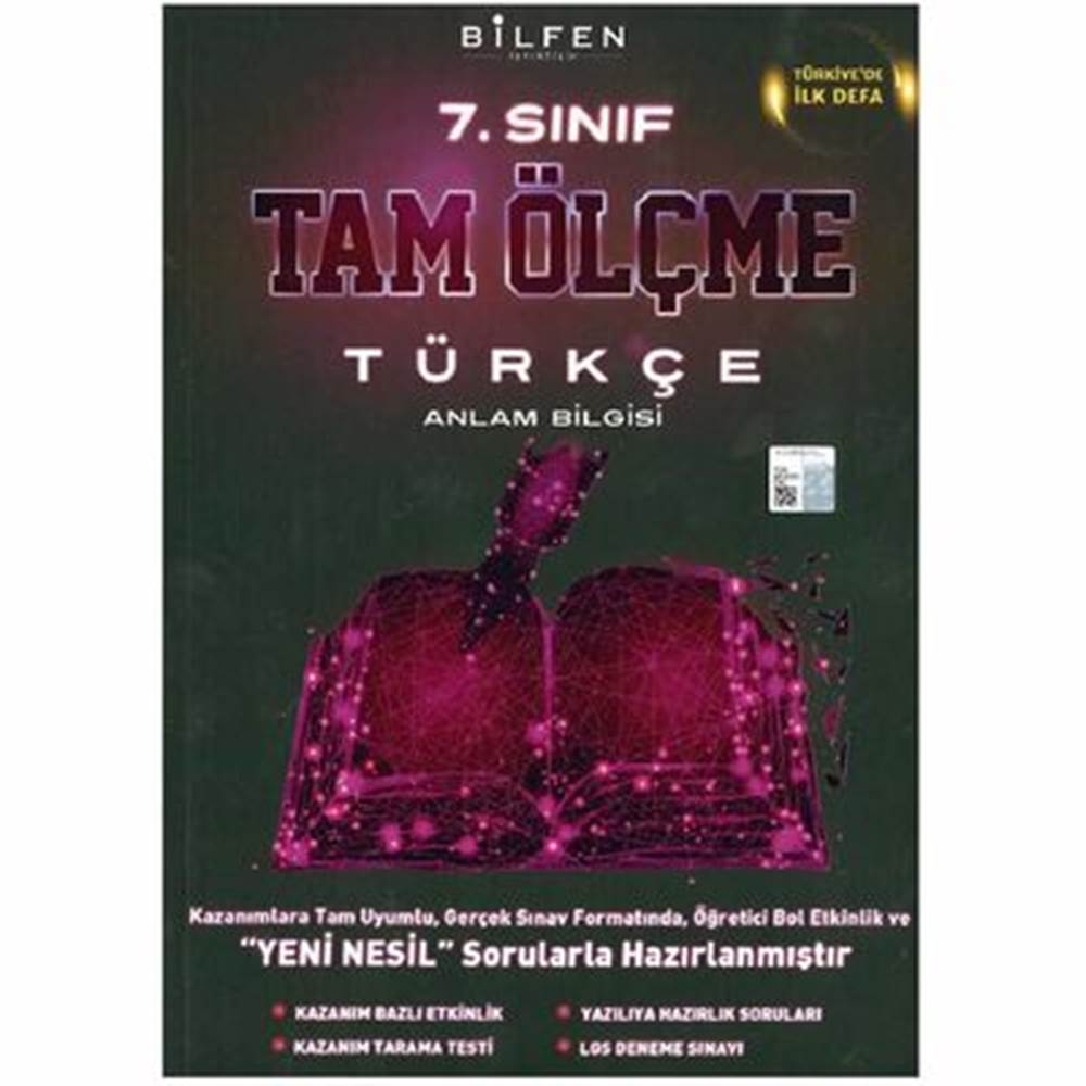 BİLFEN 7. SINIF TÜRKÇE TAM ÖLÇME YENİ