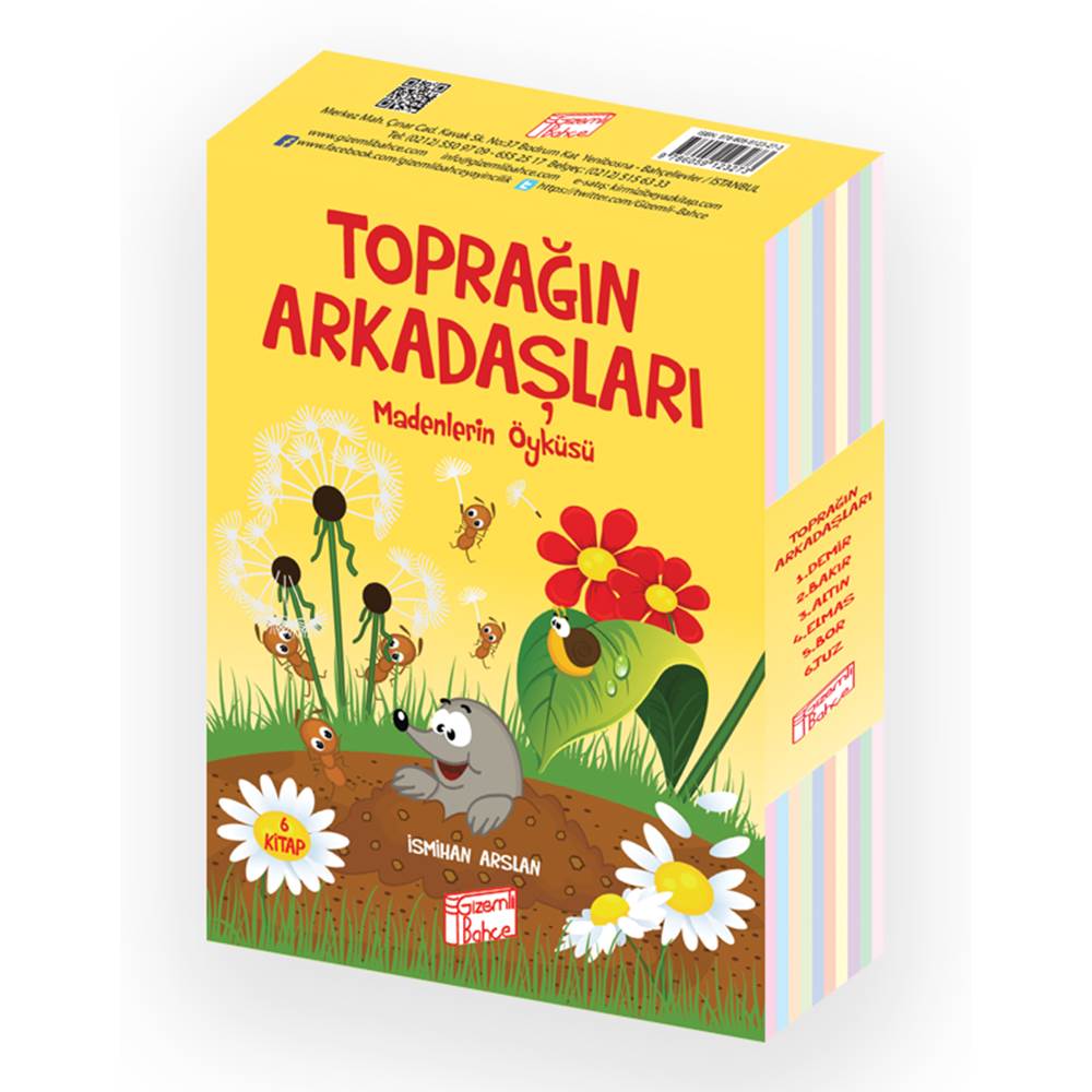 TOPRAĞIN ARKADAŞLARI / Madenlerin Öyküsü Set 6 Kitap