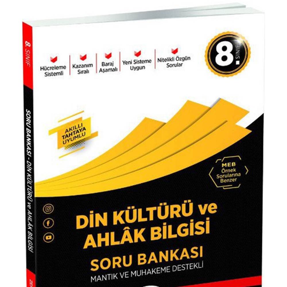 Zeka Küpü Yayınları 8. Sınıf Din Kültürü ve Ahlak Bilgisi Soru Bankası