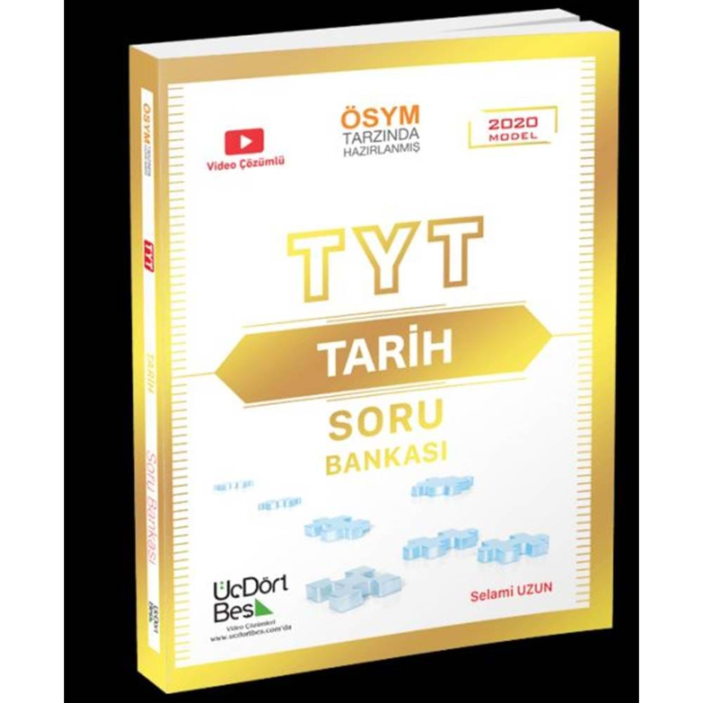 Üç Dört Beş 2022 TYT Tarih Soru Bankası