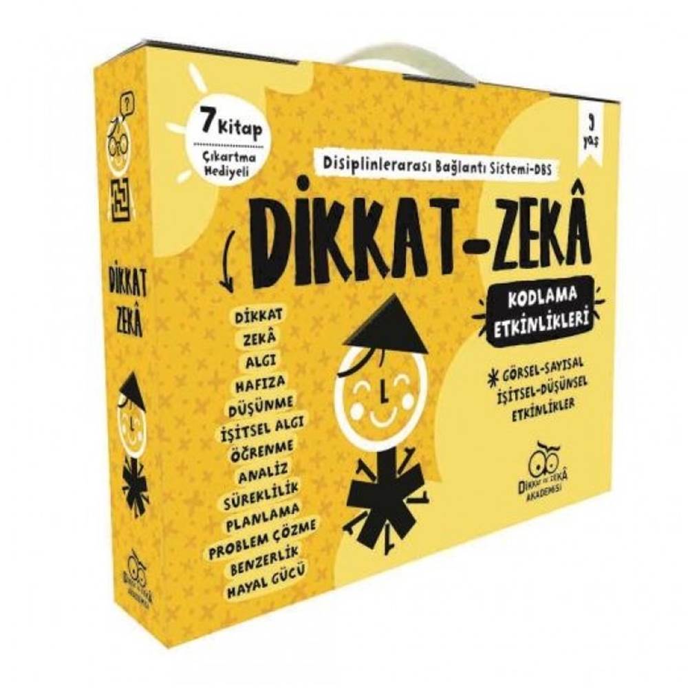 Dikkat - Zeka 3. Sınıf Seti - 9 Yaş (7 Kitap)